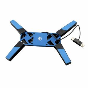 Foldable Laptop Cooling Pad with Dual Fans – USB Powered